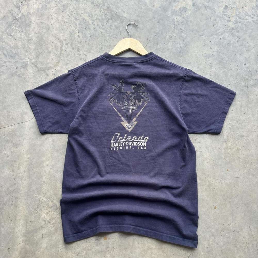 Harley-Davidson Men's Blue Graphic Tee